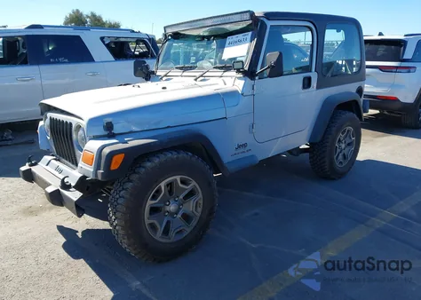 2003 Jeep Wrangler Sport Rhd z USA, uszkodzony, nr VIN 1J4F449S63P359028